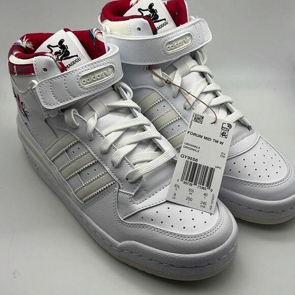 Adidas FORUM MID THEBE MAGUGU‎ SHOES-NWB- women 8 NEW! 🔥 - Picture 2 of 7